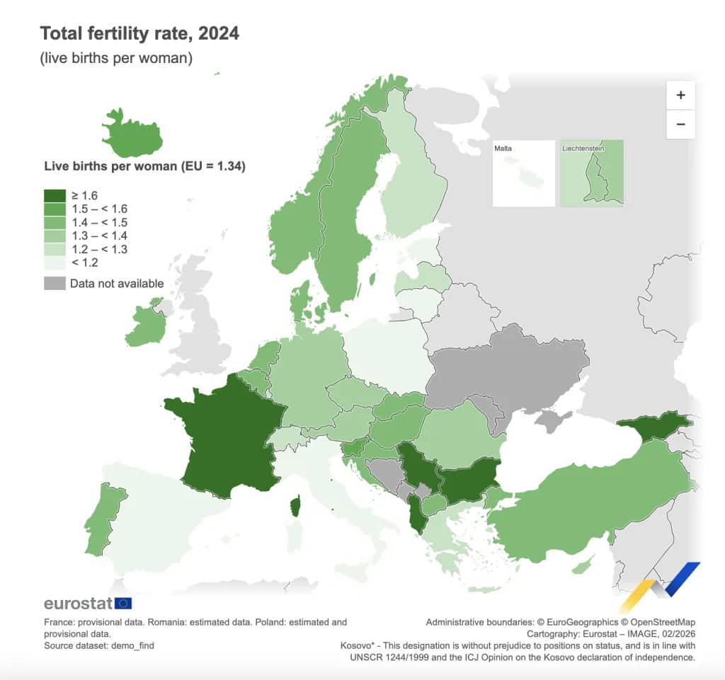live births per woman in 2024 01