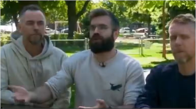 in a first three men in a relationship adopt 3 year old girl 01
